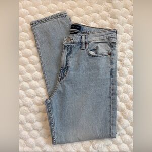Aeropostale Mom Jeans Size 8R High Rise Light Wash Denim Casual